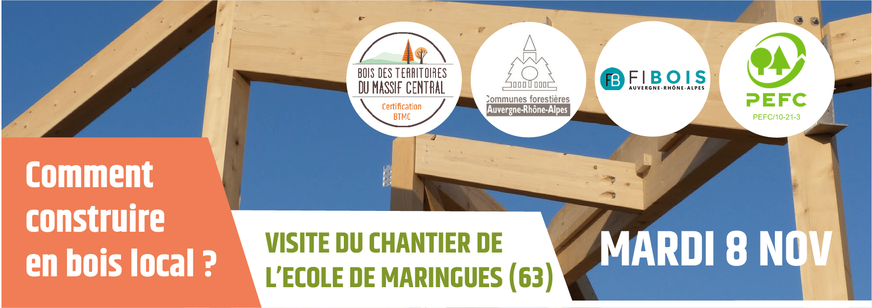 Visite de l'école de Maringues_bois local